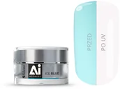 Żele do paznokci - Silcare Affinity Ice Żel UV Blue 15 g - miniaturka - grafika 1