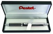 Pióra kulkowe - Pentel EnerGel BL407B-BOX długopis żelowy, obudowa typu Sterling, grubość linii: 0,35 mm, czarny BL407A-BOX - miniaturka - grafika 1