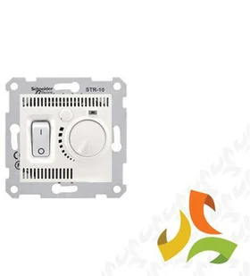 Schneider Sedna Regulator temperatury podtynkowy kremowy SDN6000123 - Regulatory i termostaty - miniaturka - grafika 2