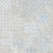 Płytki ceramiczne - Geotiles Cover Acero Decor 60x60 - miniaturka - grafika 1