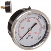 Akcesoria do myjek - Manometr ciśnieniowy 1/4 do myjki 400bar fi 60mm - miniaturka - grafika 1
