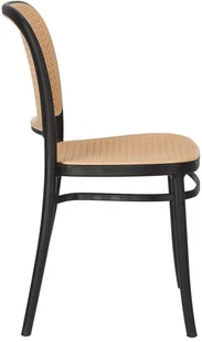 Intesi Krzesło Antonio czarne - Krzesła - miniaturka - grafika 5