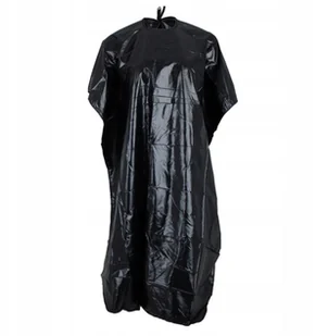 Fartuch peleryna uniwersalna fryzjerska czarna - Fartuchy fryzjerskie - miniaturka - grafika 2