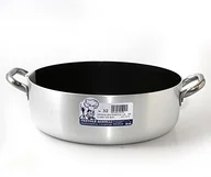 Rondle - Pentole Agnelli Rondel pentole agnelli Platinum, aluminium, 2 uchwyty ze stali nierdzewnej, kolor srebrny, srebrny/czarny, 45 cm ALSA106S45 - miniaturka - grafika 1