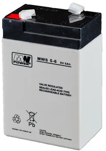 MW POWER Pb 6V 5Ah bezobsługowy (waga 1kg, prąd ład. 1.5A, prąd rozład. 50A) MWS/6V-5AH - Akcesoria i części modelarskie - miniaturka - grafika 5