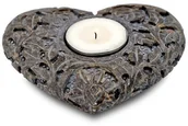 Kadzidła i dodatki - Fraida.pl Świecznik / Podstawka do kadzideł kamienna - serce beżowe 16828 - miniaturka - grafika 1