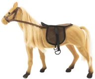 Klocki - Teddies Koń do czesania z akcesoriami, 38 cm - miniaturka - grafika 1