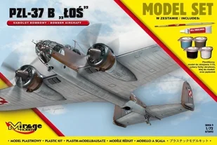 Mirage Hobby Samolot Bombowy PZL-37B "ŁOŚ" - Modele do sklejania - miniaturka - grafika 2