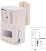 Czujniki ruchu i zmierzchu - Orno Czujnik ruchu z sygnalizacją i z alarmem OR-MA-701 - miniaturka - grafika 1