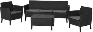 Keter Zestaw balkonowy Salemo 3 Seater Set antracyt KET17205990ANT - Meble ogrodowe - miniaturka - grafika 2