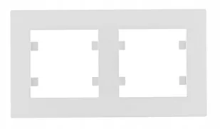 Hager Lumina Intense Ramka 2-krotna biała WL5720 - Klawisze i ramki - miniaturka - grafika 2