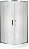 Kabiny prysznicowe - Novoterm Kabina CLAUDIA -szuwary z brodzikiem 90cm CLAUDIA 90 - miniaturka - grafika 1
