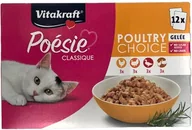 Mokra karma dla kotów - Vitakraft POESIE CLASSIQUE Multipak z drobiem 12x85g - miniaturka - grafika 1