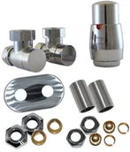 Głowice termostatyczne - Vario Term Zestaw All in One Premium Exclusive, Kolor: Grafit metaliczny, Rodzaj instalacji: Alu Pex - 16x2 mm APREGSO212C/FK/PEX - miniaturka - grafika 1