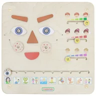 Tablice dla dzieci - Masterkidz MASTERKIDZ Tablica Edukacyjna Jak Się Czujesz$141 Nauka Emocji ME15273 - miniaturka - grafika 1
