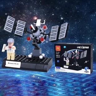 Kids Gearbest Educational Toy Building Blocks Aerospace Series Teahouse Rocket Satellite Space Shuttle Lunar Rover Assemble Bricks Model Toys for Children - Klocki - miniaturka - grafika 2