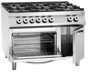 Bartscher 6-PALNIKOWA KUCHNIA GAZOWA +PIEKARNIK GAZ. 2/1 GN 2952291 - Piece, kotły  i płyty grzejne gastronomiczne - miniaturka - grafika 6