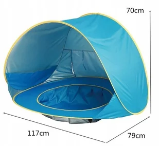 Namiot plażowy z basenem dla dziecka - Namioty i tipi dla dzieci - miniaturka - grafika 14