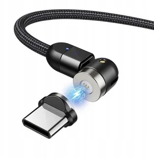 Maclean Kabel magnetyczny USB C 3w1 kątowy MCE474 1m MCE474 - Kable USB - miniaturka - grafika 2