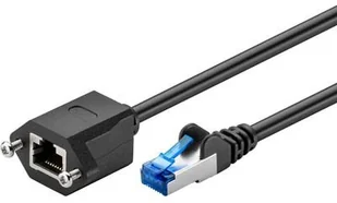 Przedłużacz internetowy Lan RJ45 kat. 6a S/ftp 1m - Patchcordy - miniaturka - grafika 2