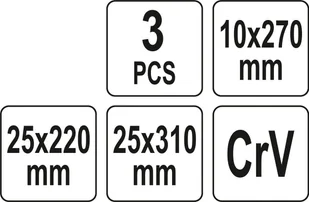 Yato ZESTAW SKROBAKÓW DO USZCZELEK 3 SZTUKI - Narzędzia warsztatowe - miniaturka - grafika 4