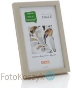 Ramki na zdjęcia - Icar Ramka drewniana Pinia kremowa (na zdjęcie 10x15 cm) - miniaturka - grafika 1