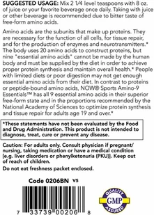 Now Foods Amino 9 Essentials (Aminokwasy egzogenne) 330g - Aminokwasy - miniaturka - grafika 9