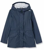 Kurtki i kamizelki sportowe męskie - CMP CMP chłopięca kurtka przeciwdeszczowa 30 x 9734 niebieski black blue 140 30X9734 - miniaturka - grafika 1