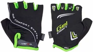 Rękawiczki rowerowe - Verso Rękawiczki rowerowe Verso SB-01-7059-E czarno-limonkowy 496228 - miniaturka - grafika 1