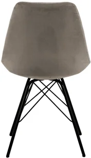 Actona Krzesło Eris Sztruks Szare - Krzesła - miniaturka - grafika 3