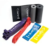 Gumy, taśmy, ekspandery - HMS Zestaw gum do ćwiczeń GU04, GU05, TP01 - 1006961 - miniaturka - grafika 1