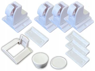 Zabezpieczenia Szafek Magnetyczna Blokada 4 Sztuki - Zabezpieczenia dla dzieci - miniaturka - grafika 3