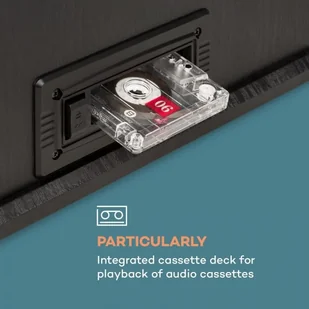Auna NR-620 DAB Czarne Drewno (MG-NR-620-DAB) - Wieże - miniaturka - grafika 6