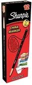 Markery do tablic - Sharpie China marker, 12 sztuki, czarny S0305071 - miniaturka - grafika 1