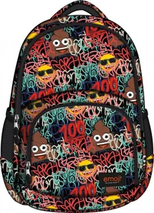 ST-MAJEWSKI Plecak 3-komorowy EMOJI - Artykuły biurowe - miniaturka - grafika 2