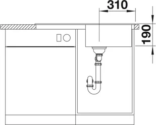 Blanco SONA 5S SZAROŚĆ SKAŁY 519672 - Zlewozmywaki - miniaturka - grafika 6