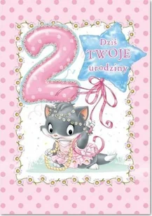 Kartka okolicznościowa Urodziny 2 MF07 Nowa - Militaria i wojskowość - miniaturka - grafika 2