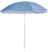 Parasole ogrodowe - NATERIAL Parasol plażowy okrągły Vali 200x215 cm niebieski Naterial - miniaturka - grafika 1