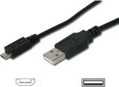 Kable komputerowe i do monitorów - PremiumCord Kabel USB USB 2.0 A Micro B 1m ku2m1f - miniaturka - grafika 1