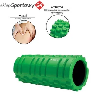 HMS WAŁEK DO ĆWICZEŃ ROLLER FS103 GREEN 33CM 17-39-008 - Akcesoria do masażu - miniaturka - grafika 6