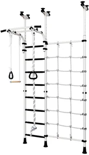 MAŁPISZON Drabinka gimnastyczna + słupek Merkury 3 czarny DSKM-3-8.06.G1.490.18-28 - Wyposażenie sportowe i gimnastyczne - miniaturka - grafika 5