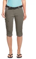 Spodnie narciarskie - Maier Sports damskie spodnie INARA Slim Capri, szary, L 231007_780_40 - miniaturka - grafika 1