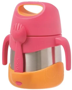 B.Box Strwaberry Shake - Termos na jedzenie - Pomarańczowo/ Różowy TERMOS NA JEDZENIE SS - Lunch boxy - miniaturka - grafika 3