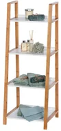 Szafki łazienkowe - Wenko Regał czteropoziomowy Finja - miniaturka - grafika 1