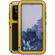 Etui i futerały do telefonów - Love Mei Etui Pancerne + szkło Galaxy S20 FE, żółte 6932809615694 - miniaturka - grafika 1