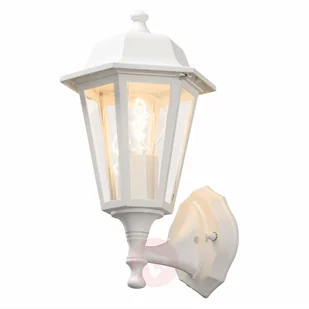 Konstsmide Urocza zewnętrzna lampa ścienna GRADO, biała - Lampy ogrodowe - miniaturka - grafika 3