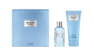 Zestawy perfum damskich - Abercrombie & Fitch Abercrombie & Fitch First Instinct Blue for Her, Zestaw podarunkowy, woda perfumowana 50ml + mleczko do ciała 200ml - miniaturka - grafika 1