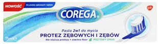 GLAXOSMITHKLINE CONSUMER HEALTHCARE SP. Z O.O. Corega pasta 2w1 do mycia protez zębowych i zębów smak miętowy 75 ml 7068496 - Higiena protez i aparatów ortodontycznych - miniaturka - grafika 3