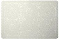 Obrusy i serwetki - UNIGLOB Podkładka na stół BISETTE 44 x 30 cm kremowa 1 szt. - miniaturka - grafika 1
