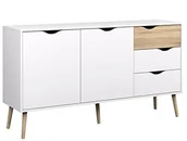 Kredensy - Esidra Kredens Delta 2 drzwi 3 szuflady komoda 75381-49ak Delta - miniaturka - grafika 1